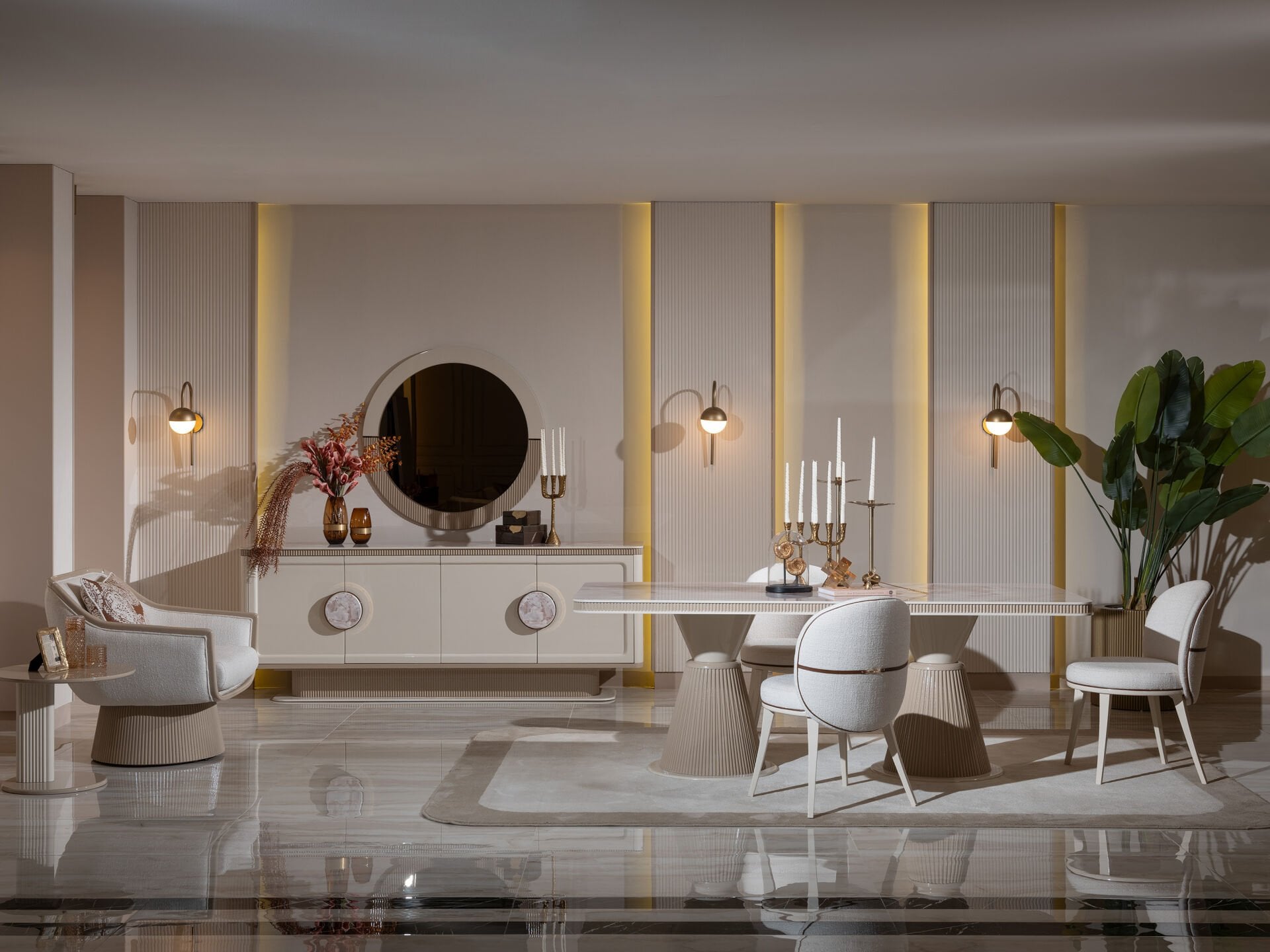 Belezza Yemek Odası Takımı