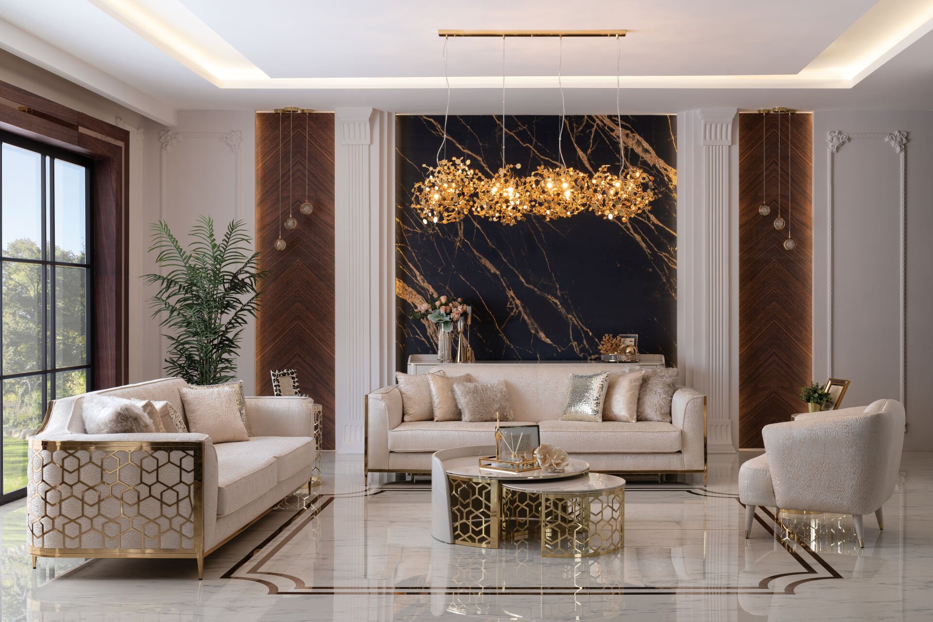 Fendi Lüks Koltuk Takımı